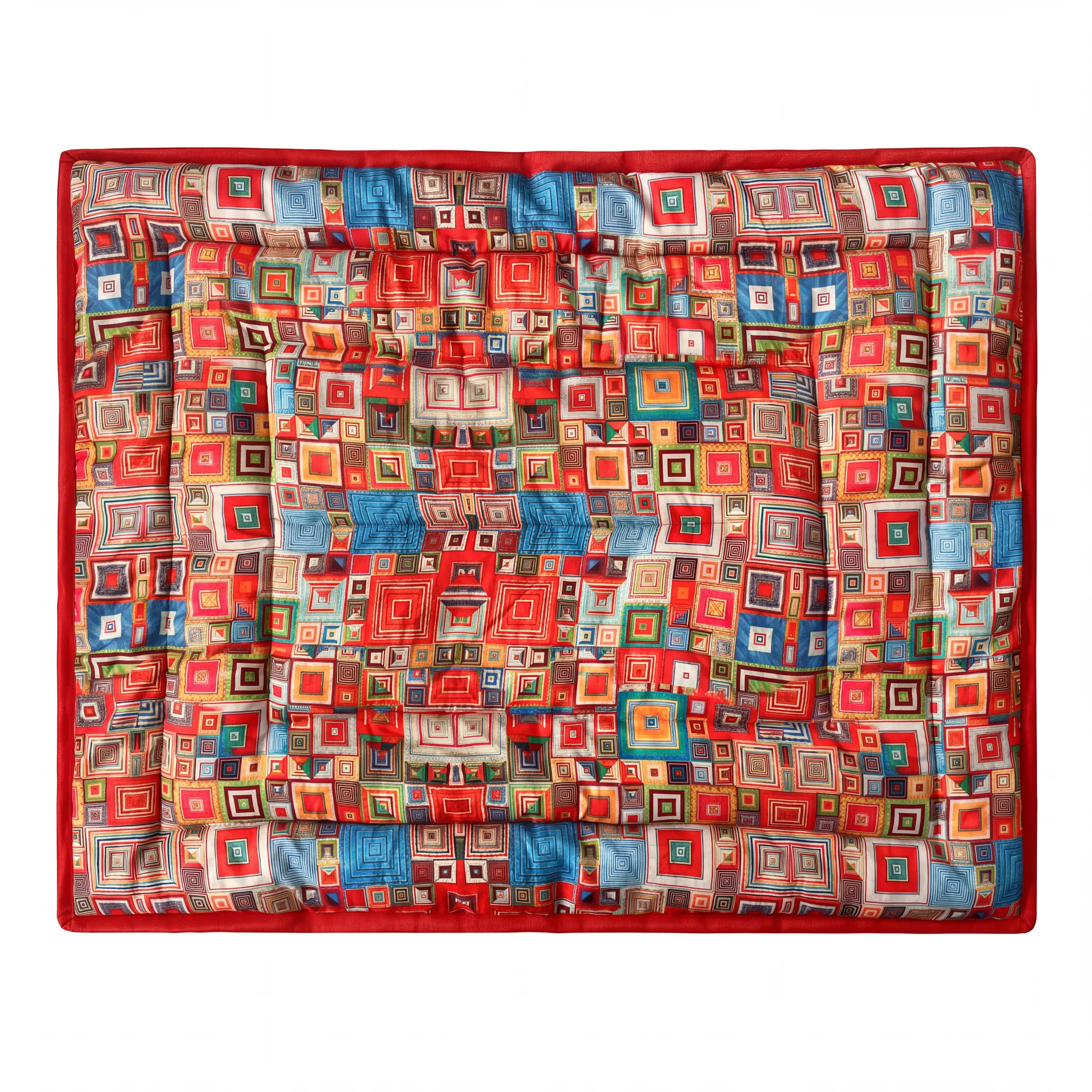 Kaleidoscope Mosaic Quilted Play Mat
